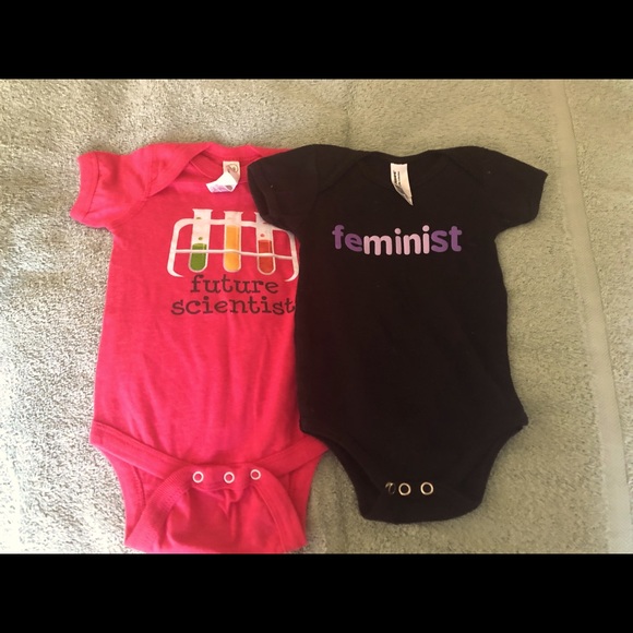 American Apparel Other - 3-6 month body suit set — feminist and future scientist